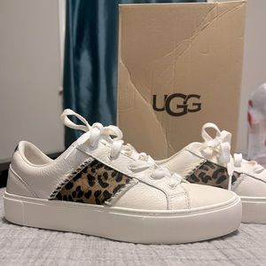 UGG Dinale Cheetah print, size 8, still in box.
